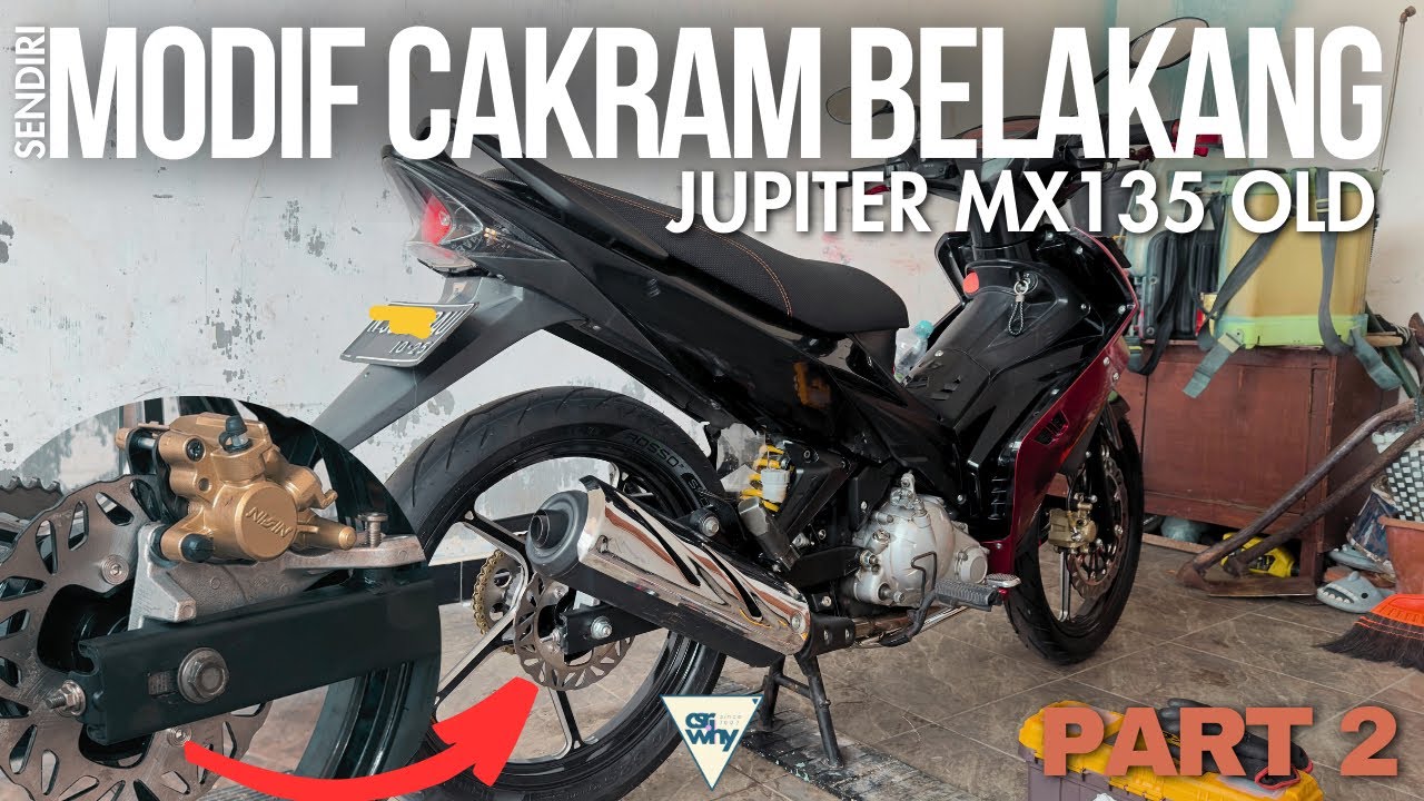 Installation Rear Disc Break | Modification | DIY | Part 2 🇮🇩