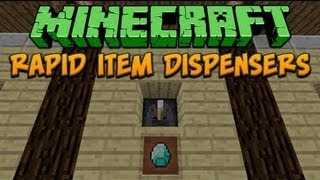 How to make a rapid fire redstone arrow dispenser[Minecraft 1.6.2]!