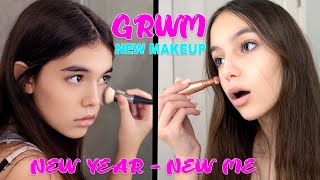 BEST NEW MAKEUP - GRWM - Skincare \&  Makeup Routine | Emily and Evelyn