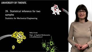29  Statistical inference for two samples, part 1: difference in means of two normal distributions