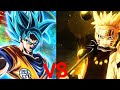 Goku vs Naruto batalla de *rap versión gacha life*