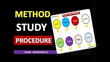 METHOD STUDY PROCEDURE - INDUSTRIAL ENGINEERING - ANUNIVERSE 22