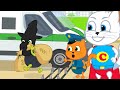 Família de Gatos - Missão super gato Desenho Infantil em Português Brasil