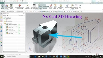 Nx Cad 3D Practice Drawing | Tamil |
