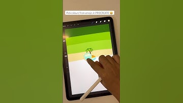 Procreate Tutorial - Learn how to pick colours 😍 #procreate #shorts