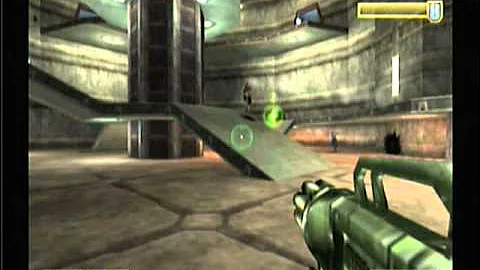 Unreal Tournament singleplayer deathmatch gameplay (Dreamcast) (part 3)