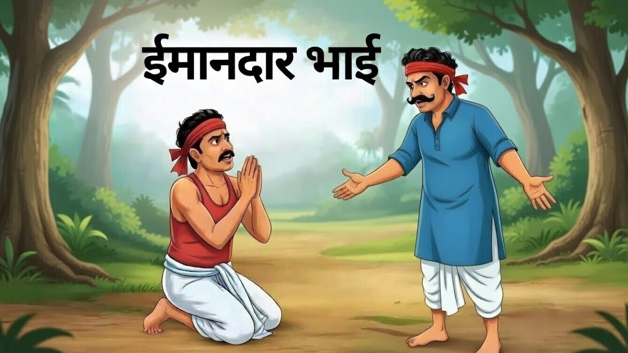 ईमानदार भाई | IMAANDAR BHAI | HINDI KAHANIYA | CARTOON STORY | HINDI STORIE