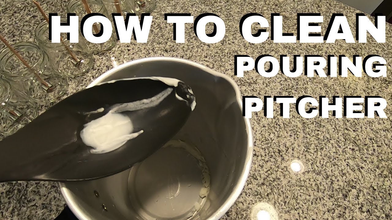 How to clean your pouring pitcher or melting pot 