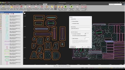 ALPHACAM 2025.3 - Hızlı Parça Yerleştirme/Nesting Komutu