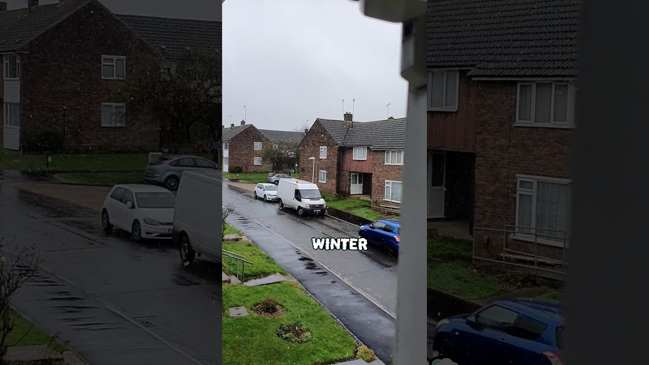 First Snow in February UK (Essex) YouTube