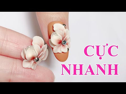 Làm Sẵn Hoa Nổi Bột Nail Cho Khách Nhanh Chóng