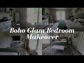 Boho Glam Bedroom Makeover