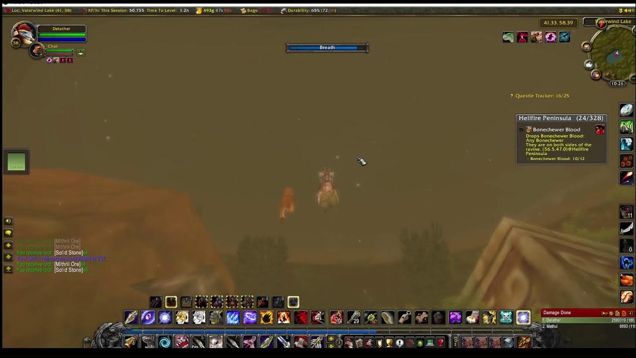 Warcraft classic mithril mining routes hinterlands youtube