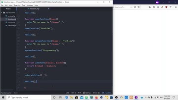 Functions - PHP Programming [4]