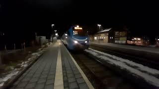 Ausfahrt in Wangen-Allgäu Ein GoAhead Stadler Flirt Gaby als RE 96 Nach Lindau-Reutin