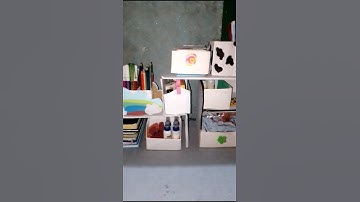 Desk Organizer part.2 👐🌺 #diy #foryou #dilkifariha