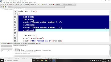 How to make a simple calculator in c++ with help of functions ( function in c++ ) || CodeWIthKashif