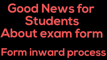 Good news for students about exam form | Form Inward process | SPPU |  @DhananjayGund