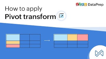 How to apply Pivot in Zoho DataPrep