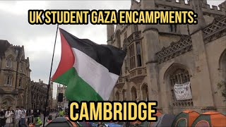 UK Student Gaza encampments: Cambridge
