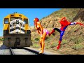 GTA 5 SPIDERMAN Ragdolls 4k Compilation #17 (Funny Moments/Fails/Euphoria Physics)