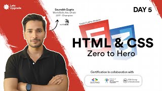 Day 5 | Project  Build a Portfolio Website | HTML & CSS Zero to Hero (5 Days)