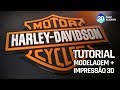 TUTORIAL: Modelagem e Impressão 3D Colorida do Logo da Harley Davidson