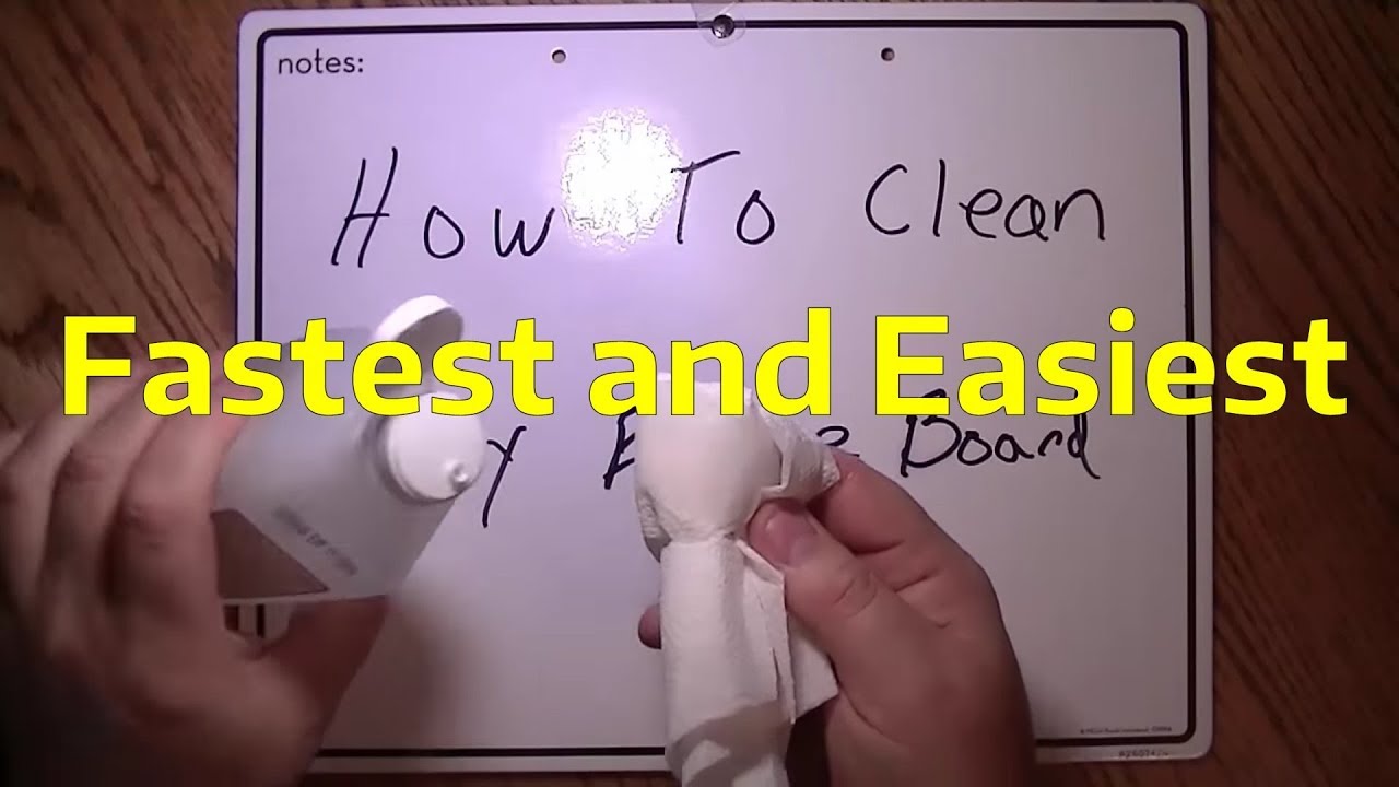 How To Remove Sharpie Permanent Marker From Dry Erase Whiteboard Fastest  And Best Way 