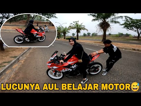 AKANG MV AJARIN AUL NAIK MOTOR || AUL MAKIN CANTIK DAN KEREN‼️