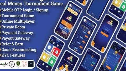 ludo real eraning tournament game application with admin panel setup