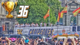 Celebrando el título de liga 36 💜 Real Madrid campeón 🏆