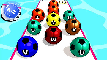 A-Z Run - All Levels Gameplay Android, iOS ( Level 643 - 652 )