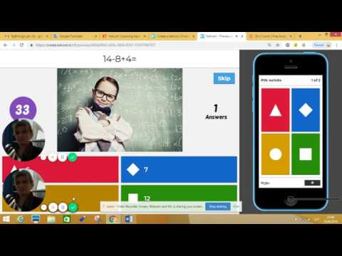 kahoot-ის  გამოყენება