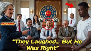 They Laughed at the Janitor in the Boardroom… Until He Exposed Their Biggest Secret | He Was Right
