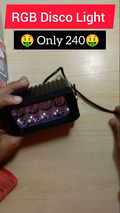 Mini rgb disco light