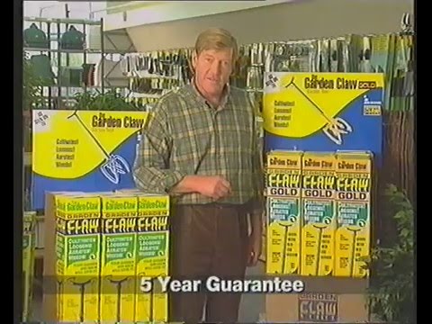 Garden Claw Gold Gardening Tool Tv Advert 1998 Youtube