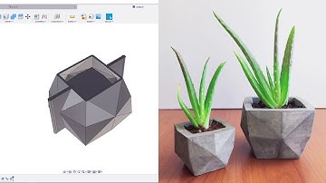 Make a Concrete Planter mould / Fusion 360 / 3D Printing