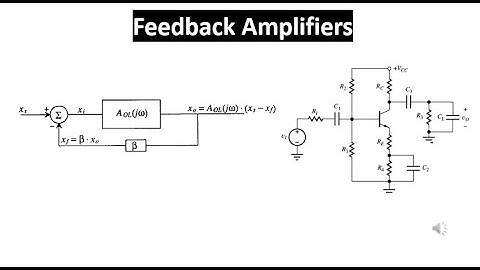 feedback amplifier - negative feedback characteristics - feedback propriety
