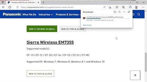 Gobi 5000 Software & Driver Installation in Toughbooks with Windows11