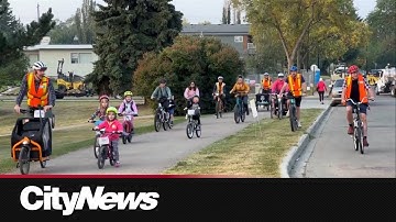 Bike Bus Edmonton provides a more active trip for back-to-school