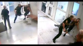 Deputy caught on camera beating inmate for no reason promo,