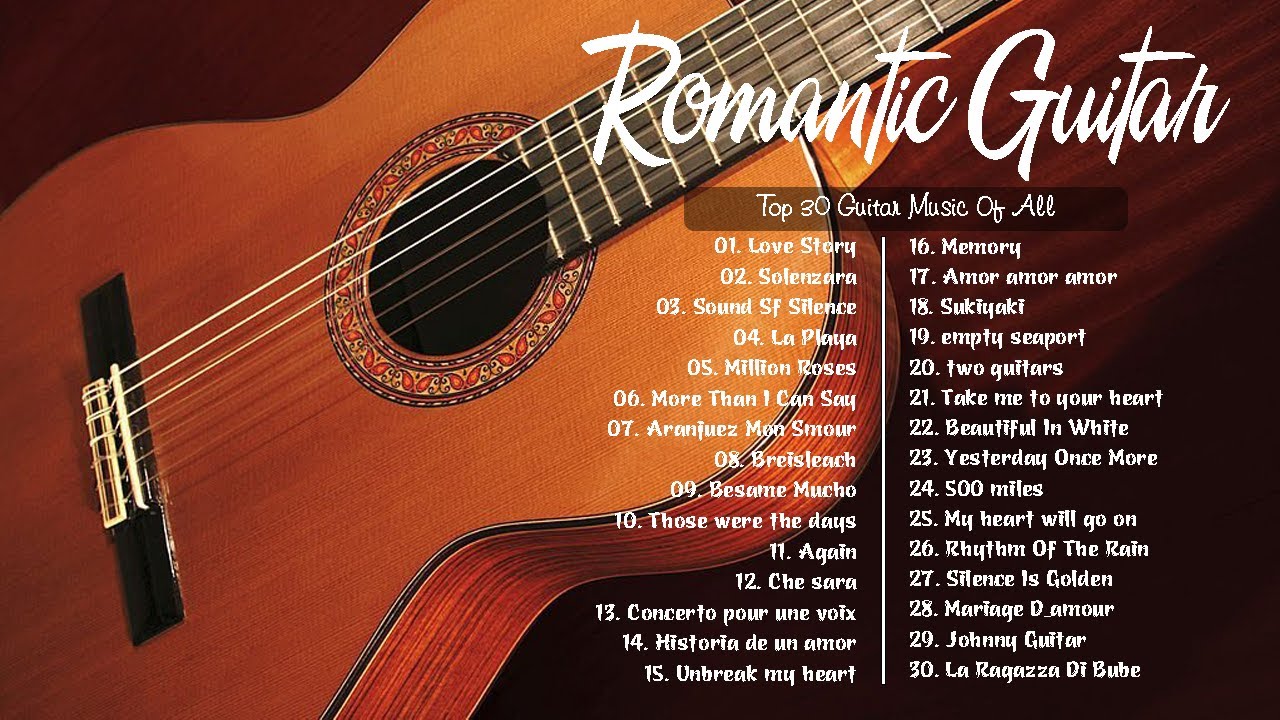 50 Romantic Love Songs To Learn On Guitar (With Chords)