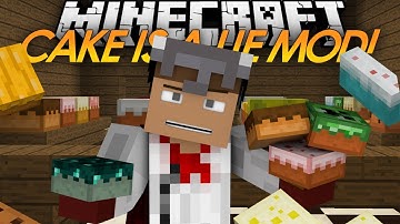 Minecraft Mods | THE CAKE IS A LIE MOD! | More Cakes Mod (Mod Showcase)