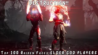 How it Looks When a TOP 100 RAIDEN Fights ELDER GOD PLAYERS! | Mortal Kombat 1 (Raiden and Sektor)