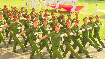 DIỄU HÀNH BIỂU DƯƠNG LỰC LƯỢNG TẠI ĐẠI HỘI THỂ DỤC THỂ THAO HUYỆN SÓC SƠN LẦN THỨ X NĂM 2022