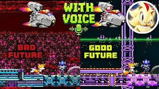 Tails Vs Metal Sonic (With Voice) | Good Vs Bad Future | Sonic CD