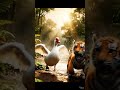 Duck vs Baby Tiger 😱🦆🐯 Unexpected Jungle Battle! #DuckVsTiger #BabyTiger #AnimalFight #FunnyAnimals