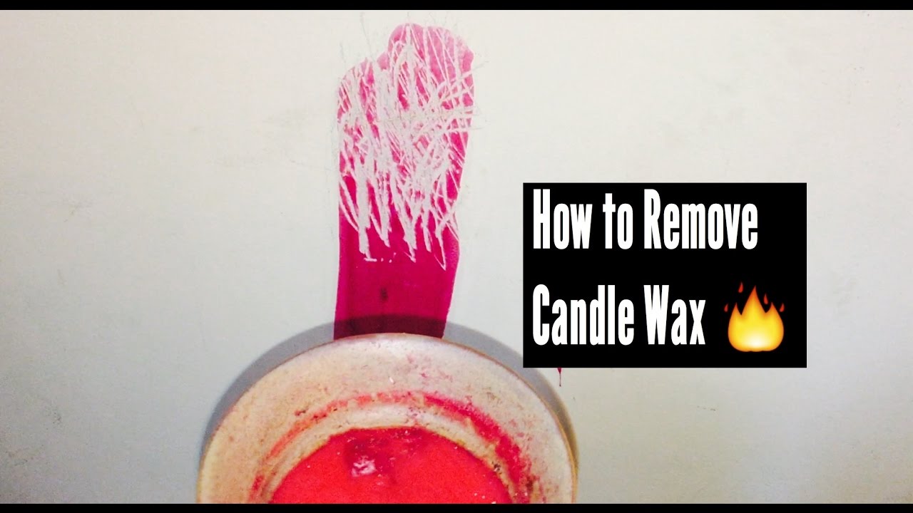 DIY: HOW TO REMOVE CANDLE WAX FROM WALLS