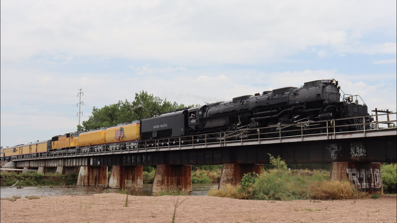 Union Pacific Big Boy 4014 Near Greeley, Colorado - YouTube
