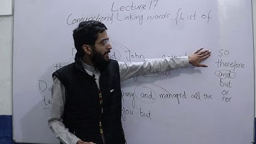Lecture 17/120 Conjunctions / Linking Words Connecting Words in English | Parts of Speech